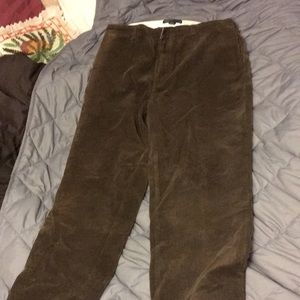 brown ralph lauren corduroy pants